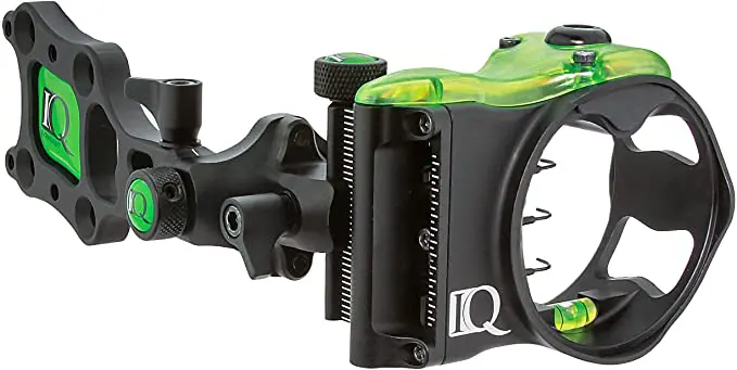 IQ Bowsight Micro 3 or 5 Pin Compound Bow Archery Sight plus Retina Lock Technology (Left and Right Hand)